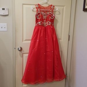 Girls pageant dress